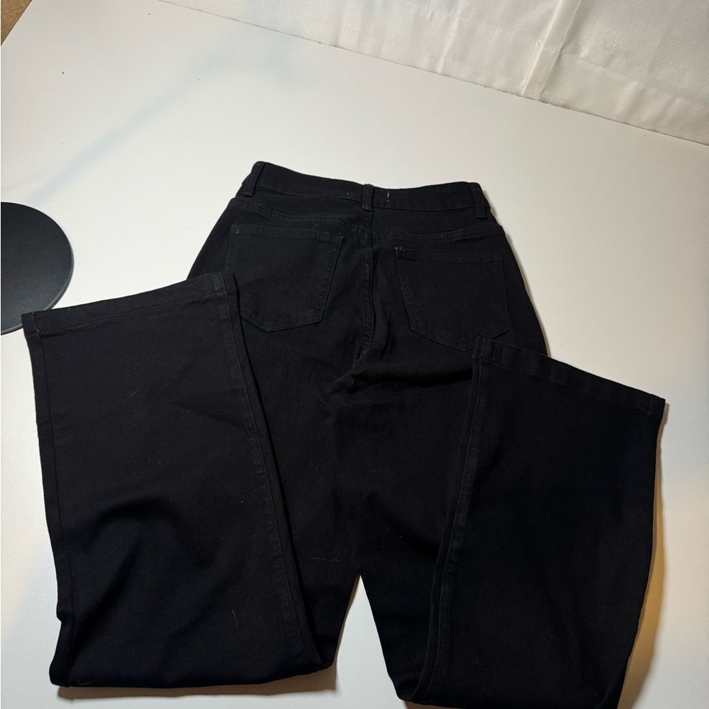 ETTELO Jeans High Waisted Straight Leg Loose Stretchy. Size:2 - Picture 8 of 16